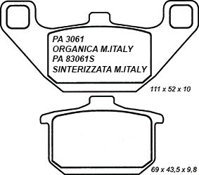 PASTIGLIE FRENO - BRAKE PADS